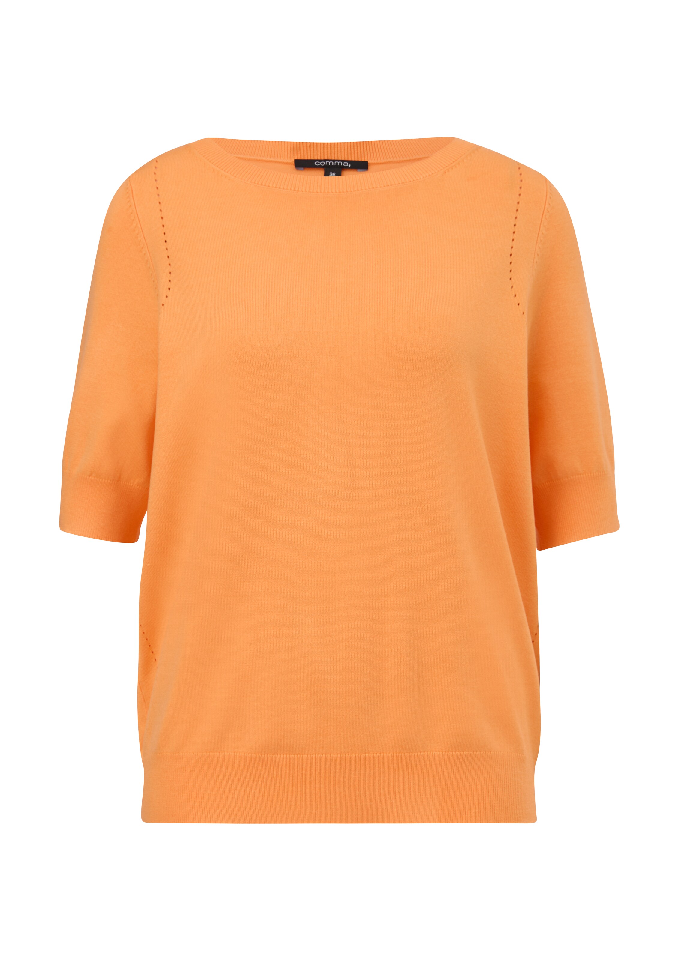 COMMA Pullover in Orange: Vorderseite