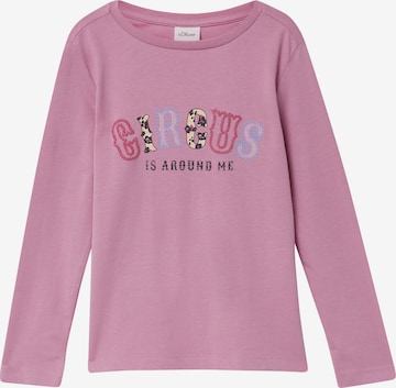 s.Oliver Shirt in Roze: voorkant