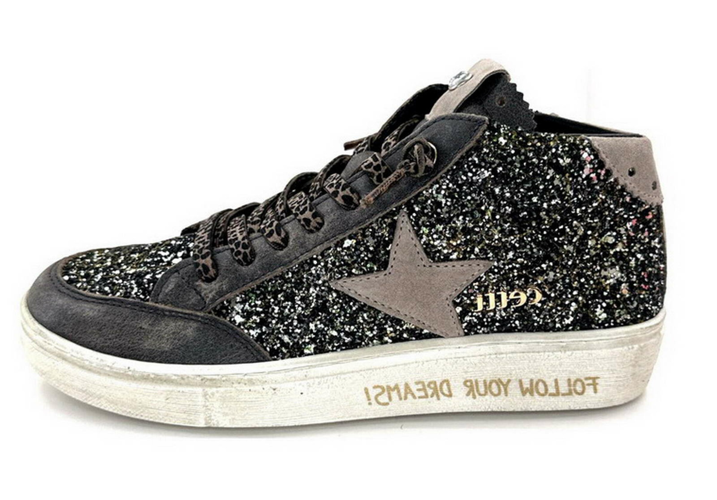 Cetti Sneakers laag in Grijs: voorkant