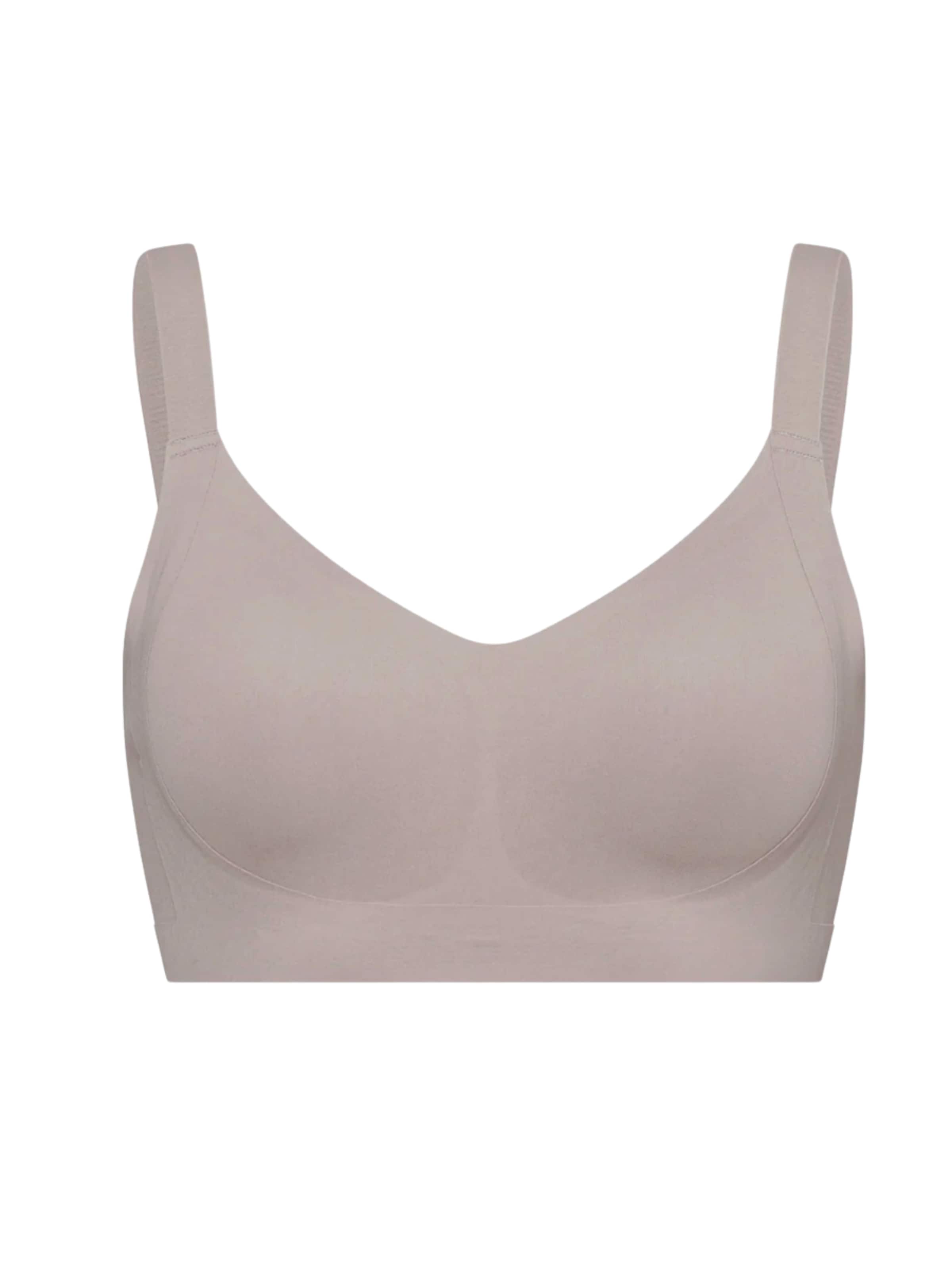 cfab by creamy fabrics Push-up Bra 'Seamless Compact Push-Up BH' in Grey