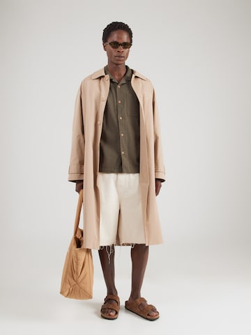 INDICODE JEANS Regular fit Skjorta 'Drill' i grön