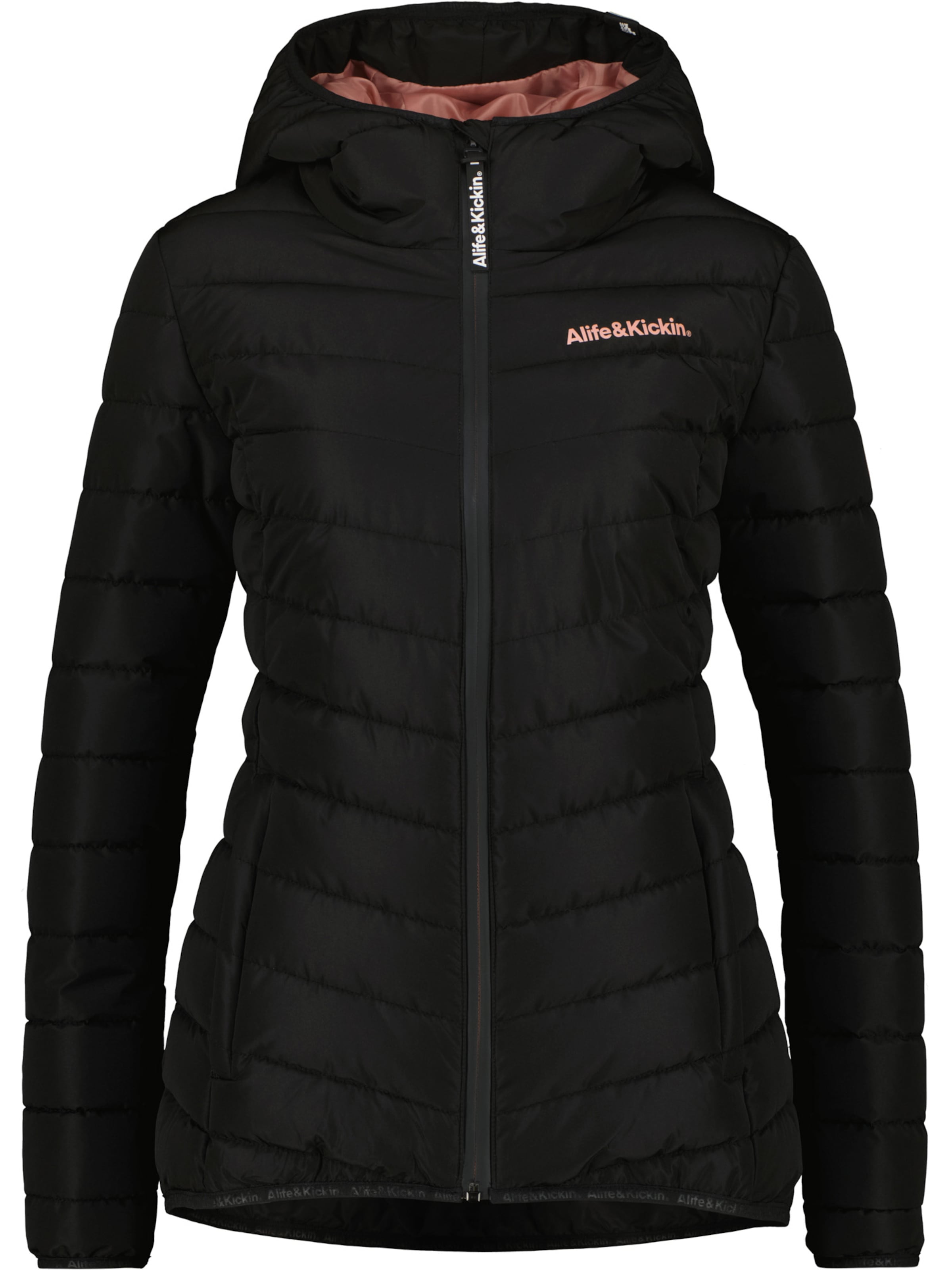 alife & kickin Between-Season Jacket 'RabeaAK' in Black: front