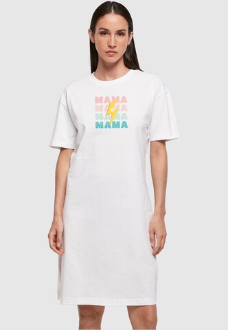 Merchcode Dress 'Mothers Day - Mama' in White: front