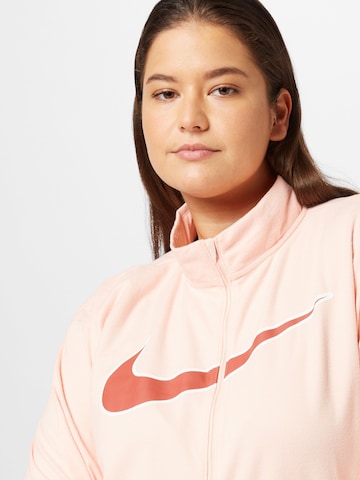 Nike Sportswear Funkční fleecová mikina – oranžová