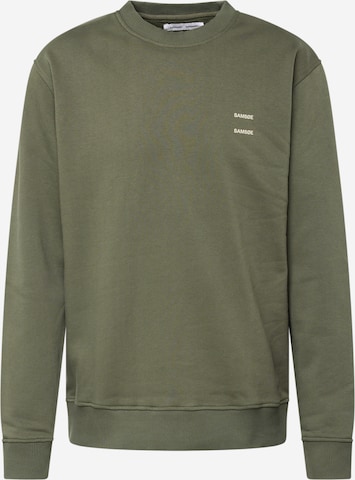 Samsøe Samsøe - Sudadera 'JOEL' en verde: frente