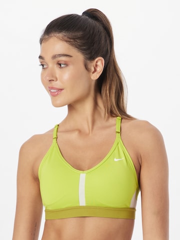 NIKE - Bustier Sujetador deportivo en verde: frente