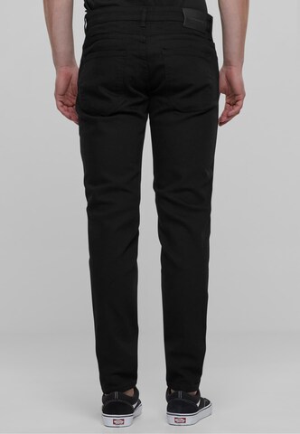 2Y Premium Tapered Jeans in Zwart