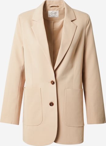 Blazer 'Galina' Guido Maria Kretschmer Women en beige : devant