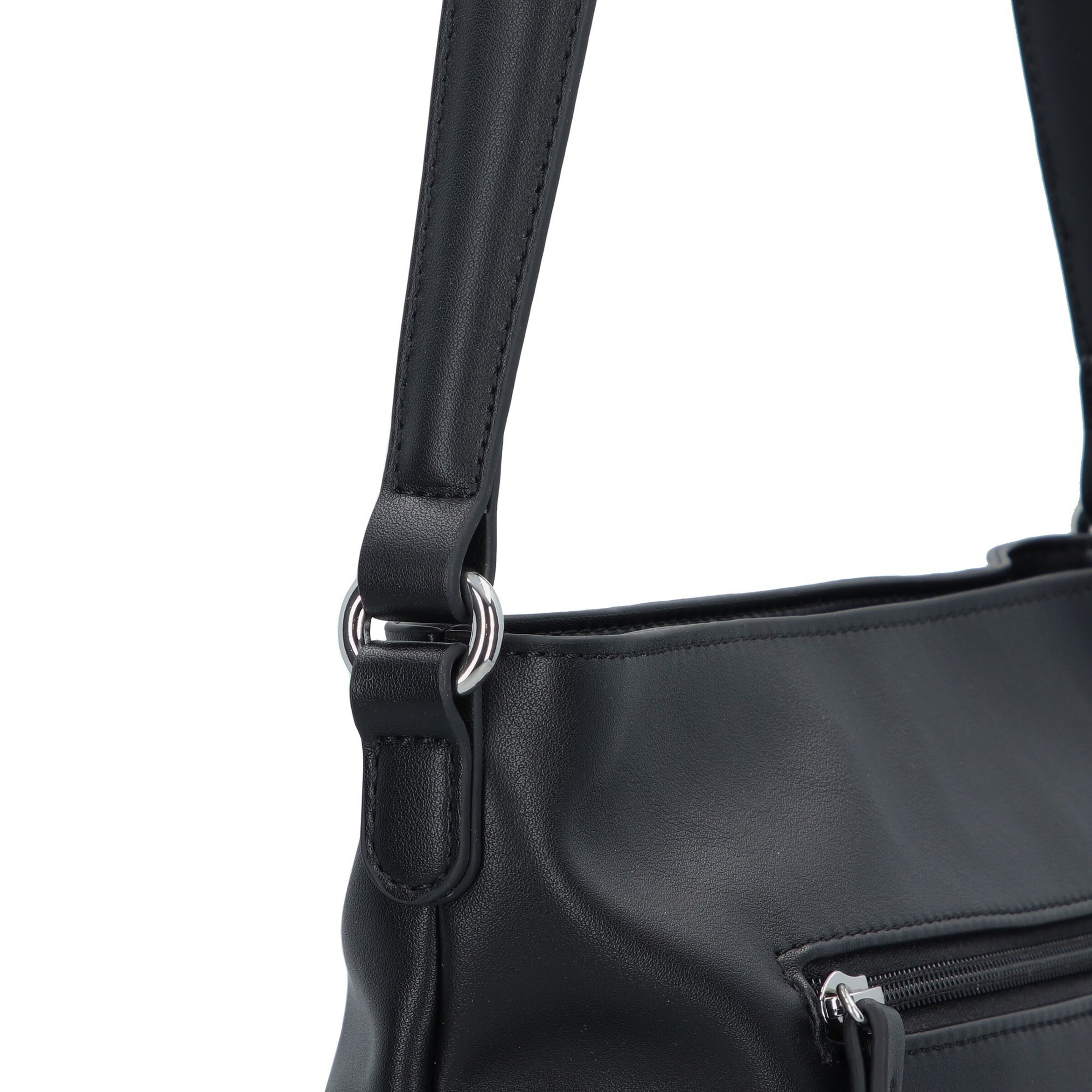 Sac bandoulière 'Poppy' TOM TAILOR en noir