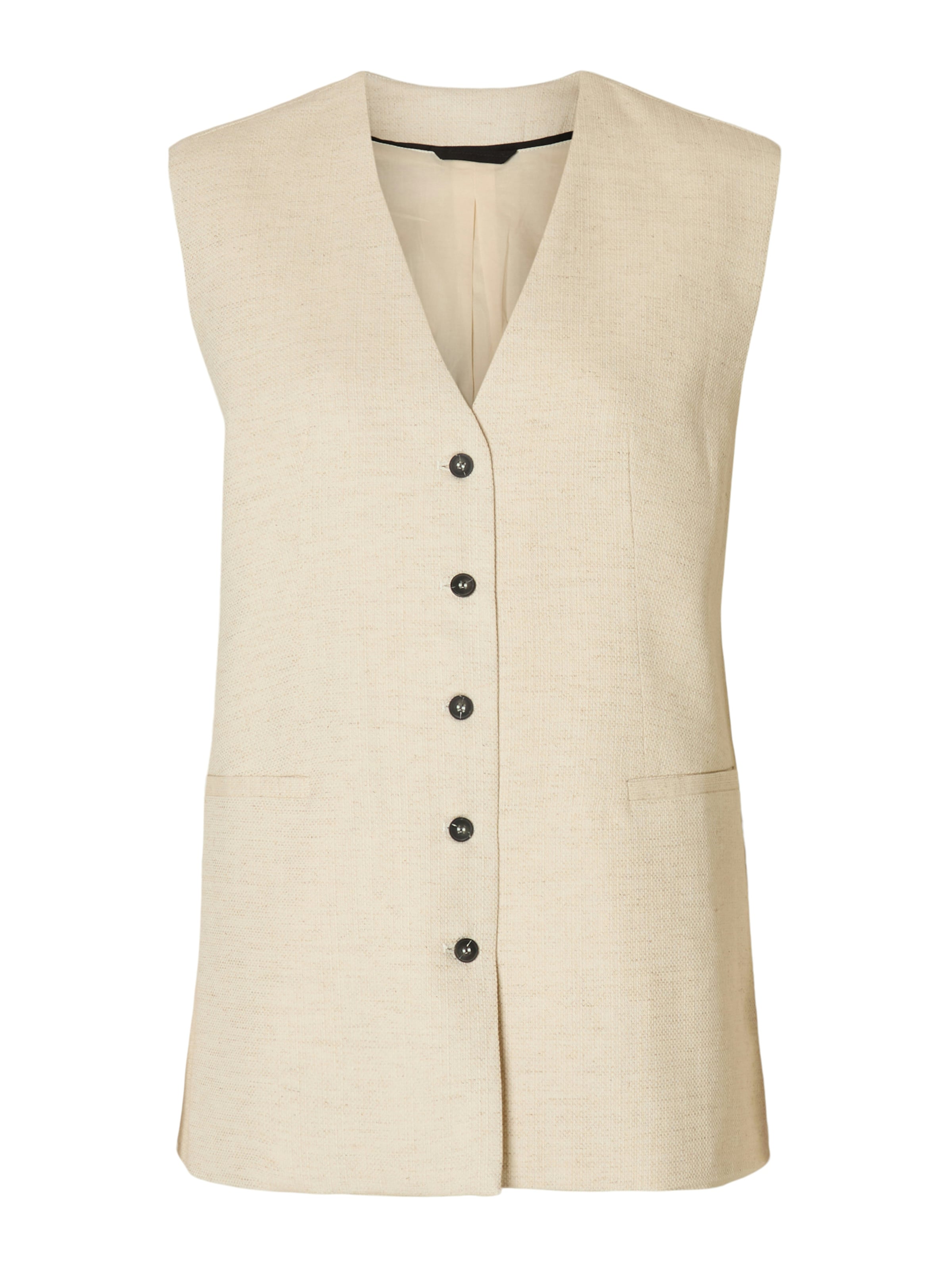 SELECTED Vest 'SLFMara' in Beige: front