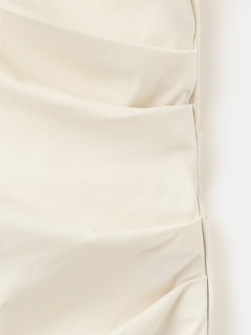 MANGO - Vestido de gala 'KNOTY' en blanco