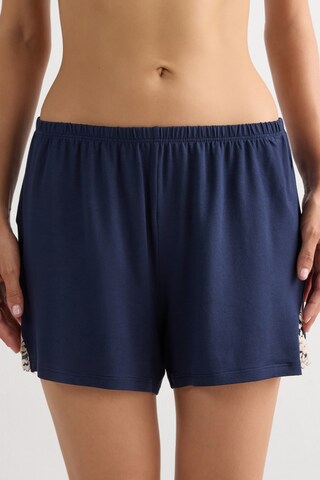 INTIMISSIMI Pajama Pants 'Pretty Flowers' in Blue: front