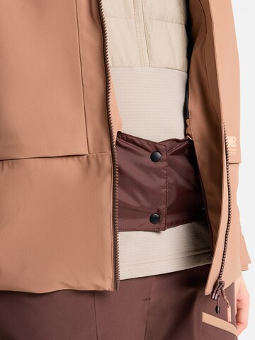 ZIENER Outdoor Jacket in Brown