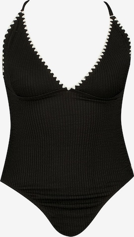 Bustier Maillot de bain Deeluxe en noir : devant