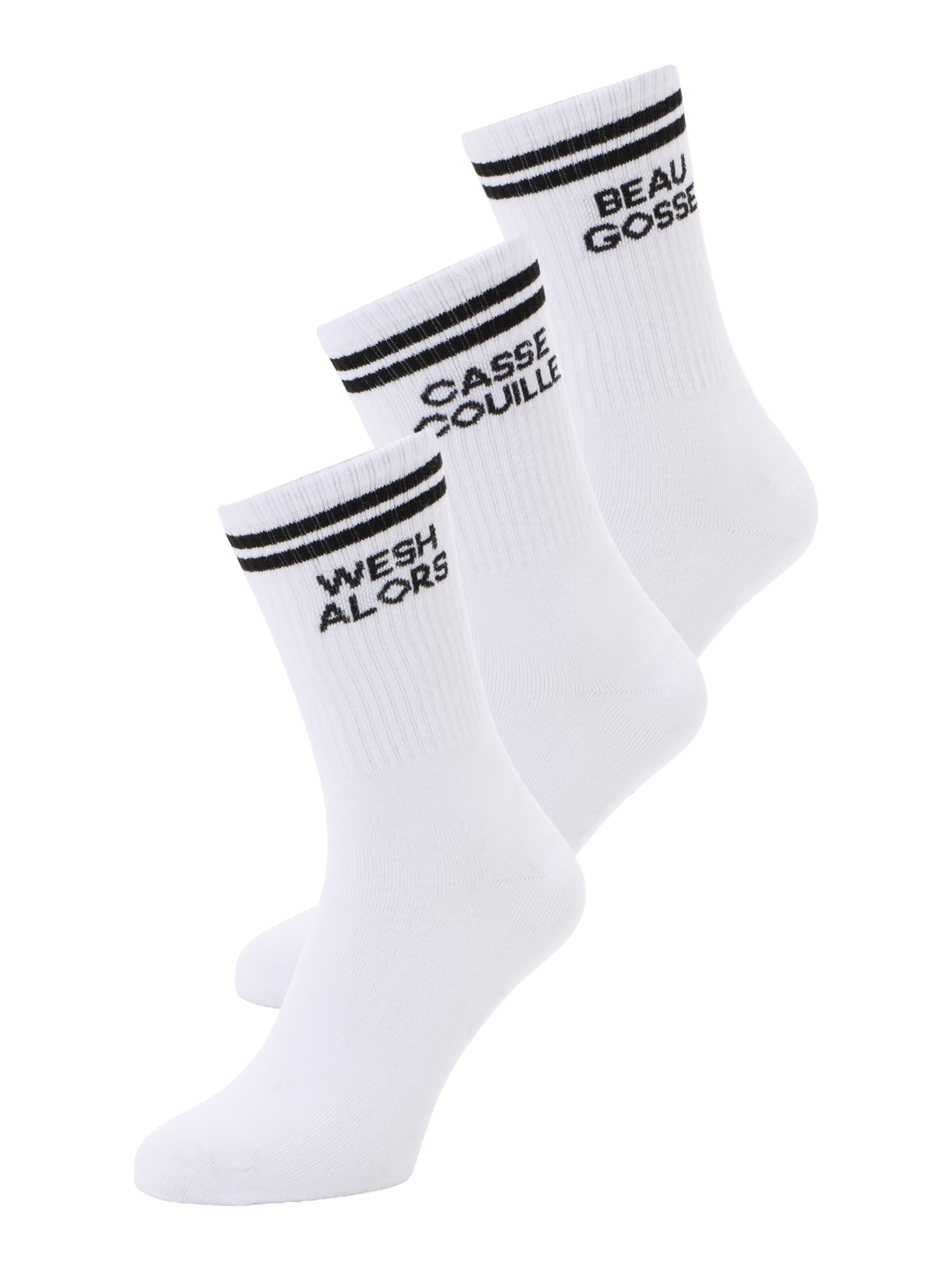 JACK & JONES Socks 'JACOLLIE' in White: front