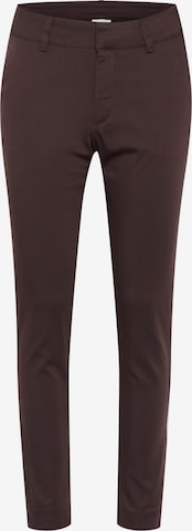 Kaffe Slimfit Chino nadrág 'Lea' - barna: elől