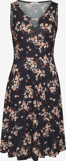 LASCANA Ljetna haljina u boja pijeska / svijetlonarančasta / crna, Pregled proizvoda