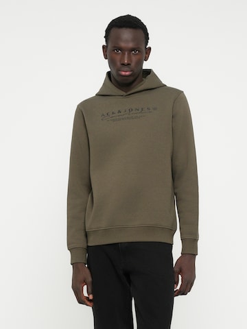 JACK & JONES - Sudadera 'JCOPOINT' en verde: frente