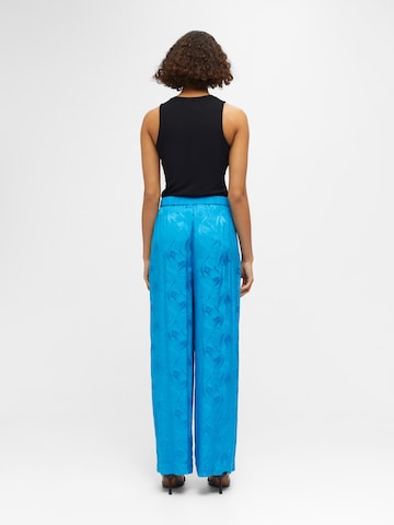 OBJECT - Perna larga Calças 'Li Aya' em azul