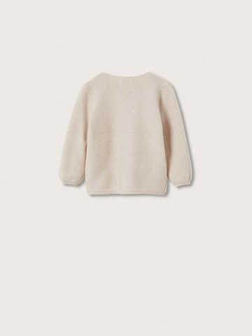 MANGO KIDS Knit Cardigan 'Dijon' in Beige