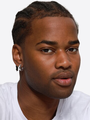 Heideman Earring 'Heius' in Silver: front