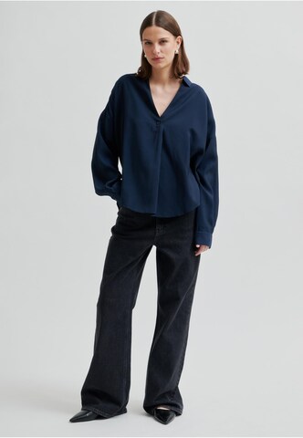 Camicia da donna 'Timeline' di SECOND FEMALE in blu