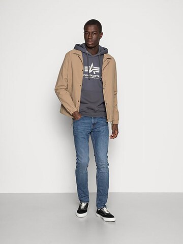 ALPHA INDUSTRIES Sweatshirt 'Basic'‌‌‌‌‌ in Grau