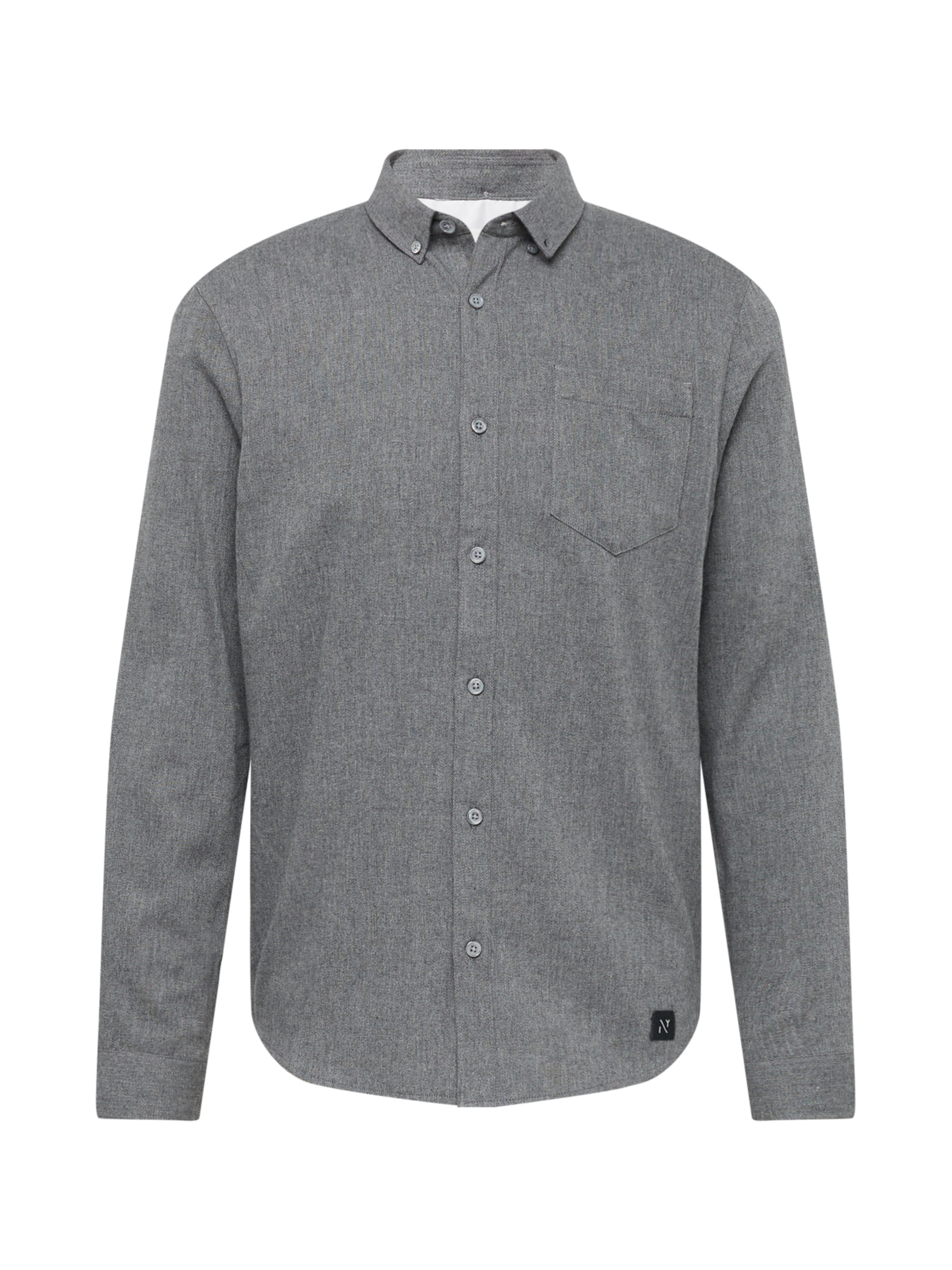NOWADAYS Button Up Shirt in Grey: front