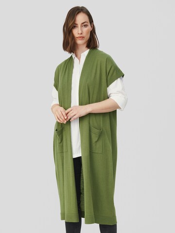 Masai Knit Cardigan 'Lee' in Green: front