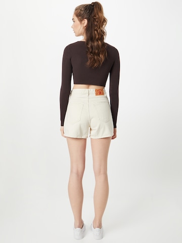 Dr. Denim Regular Shorts 'Nora' in Weiß