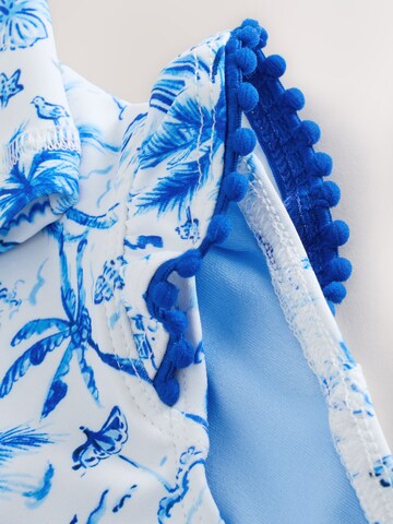 Next - Traje de baño en azul