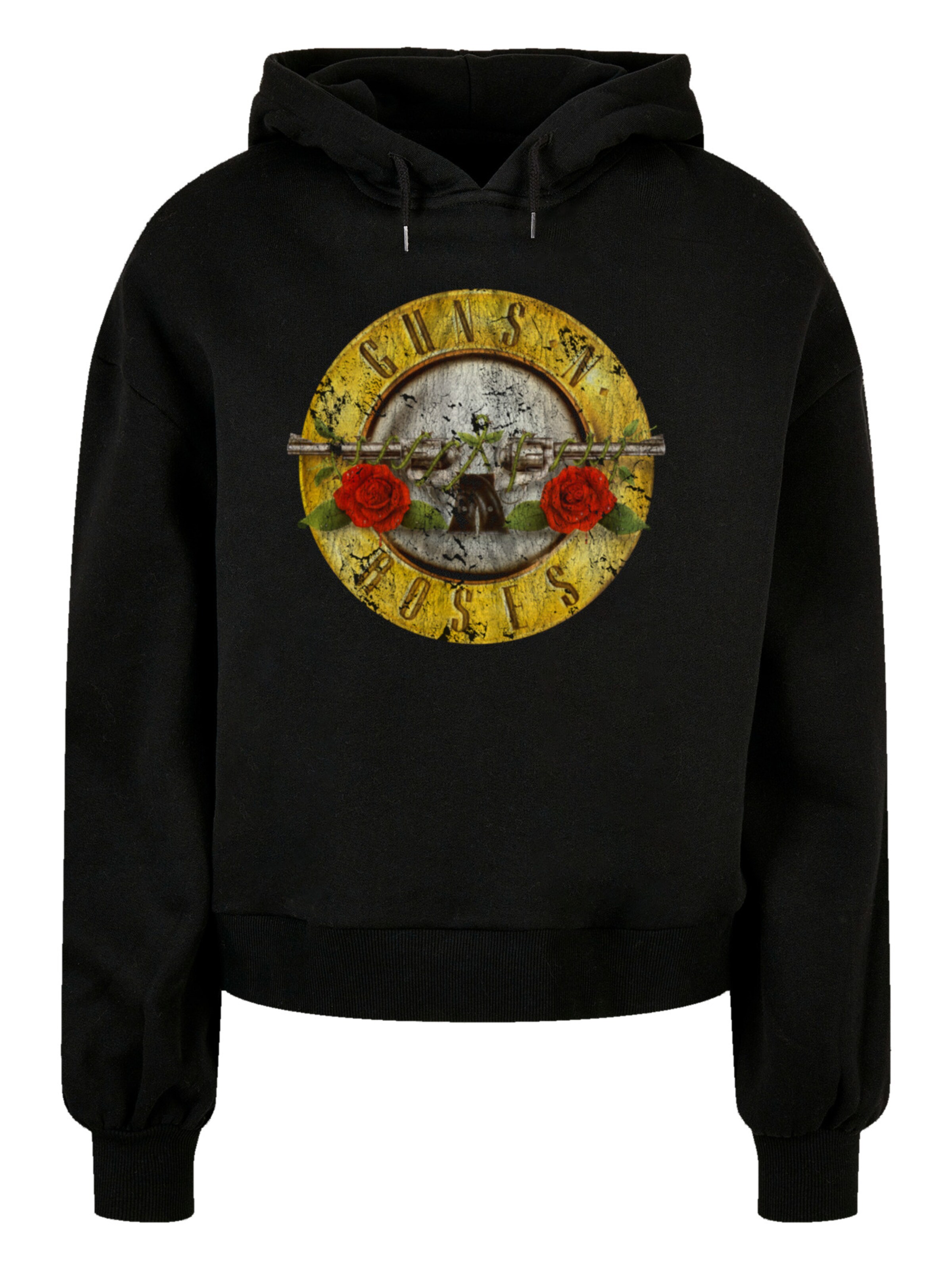 F4NT4STIC Pullover 'Guns 'n' Roses' in Schwarz: Vorderseite