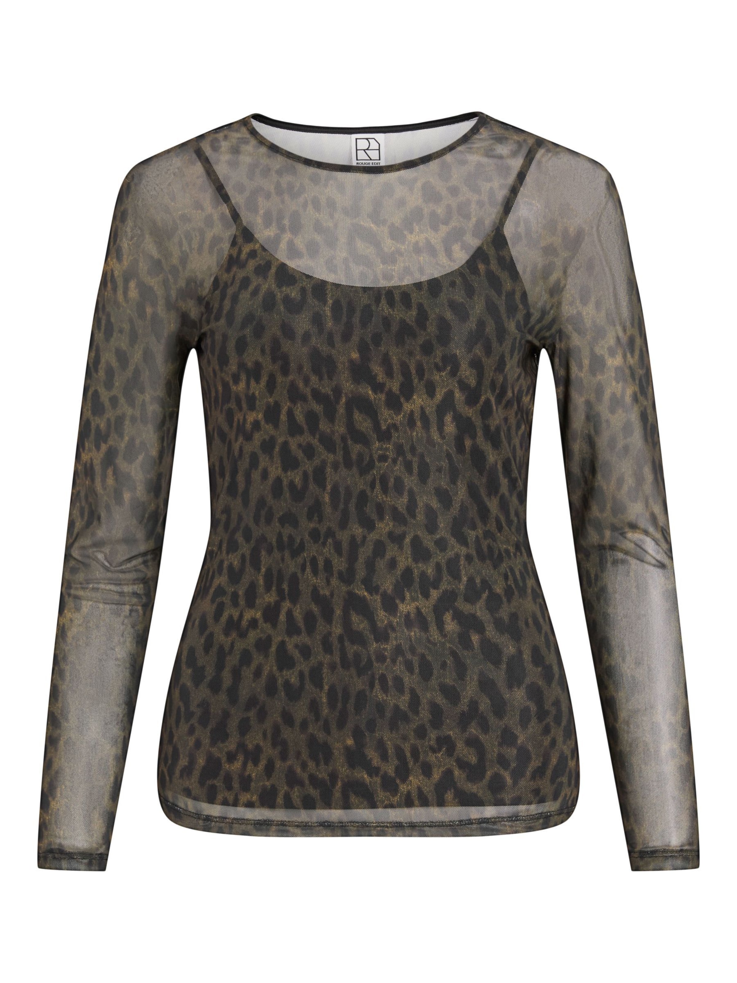 ROUGE EDIT - Camiseta en marrón: frente