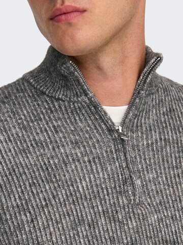 Only & Sons Pullover 'ONSTegan' i grå