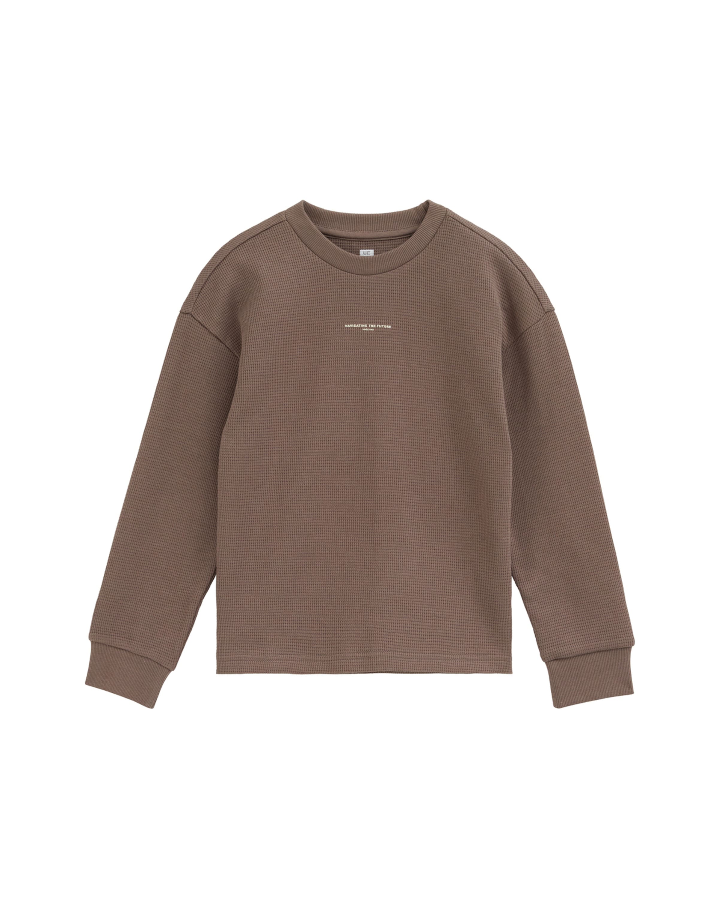 WE Fashion Shirt in Grijs: voorkant