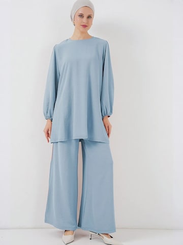 Pantalons de tailleur Bigdart en bleu : devant