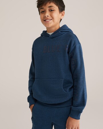 WE Fashion - Sweatshirt em azul: frente