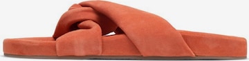 Bianco Mules 'SAZA' in Orange: front