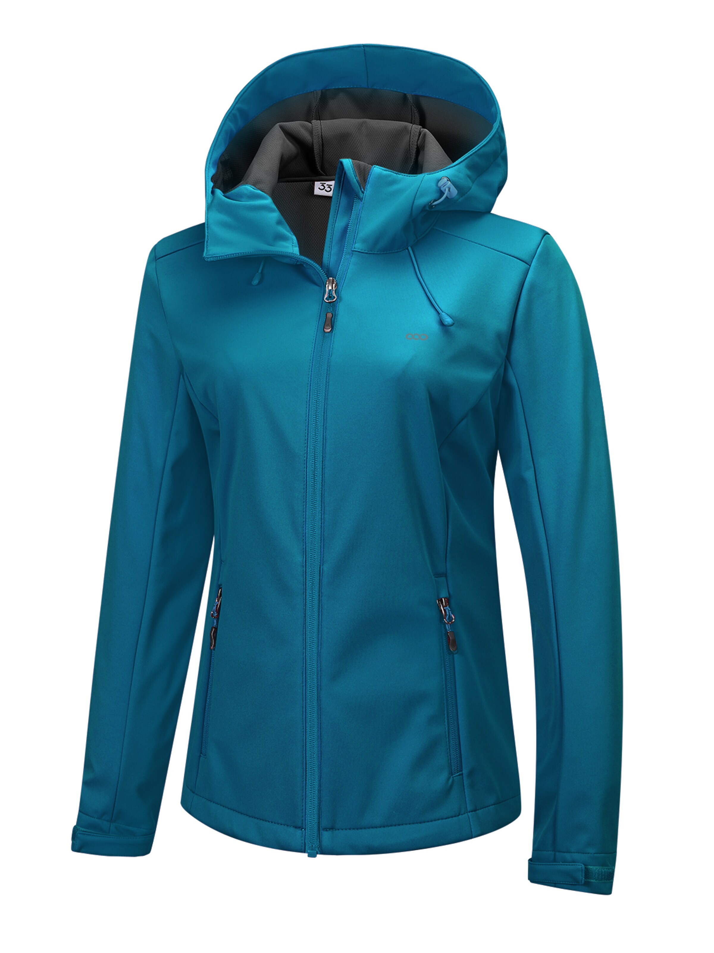 33,000ft Outdoorjacke '33,000ft Women's Softshell Jacket'‌‌‌ in Blau: Vorderseite