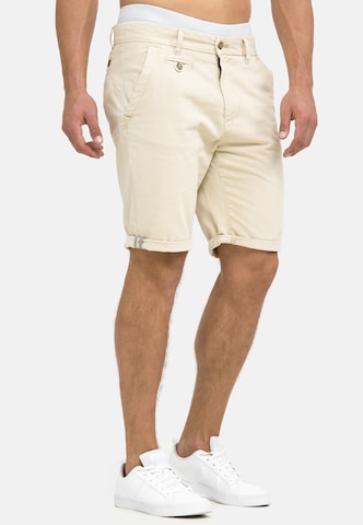 INDICODE JEANS Regular Shorts 'Cuba' in Beige