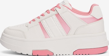 Tommy Jeans Sneakers laag 'The Brooklyn' in Roze: voorkant