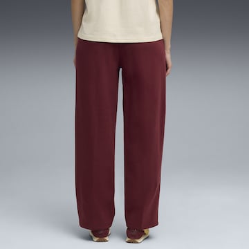 PUMA Wide leg Trousers 'Essentials Nature 2.0' in Red
