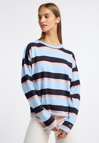 Frieda & Freddies NY Strickpullover Pullover in Blau: Vorderseite