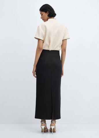 MANGO Skirt 'Ordago-a' in Black