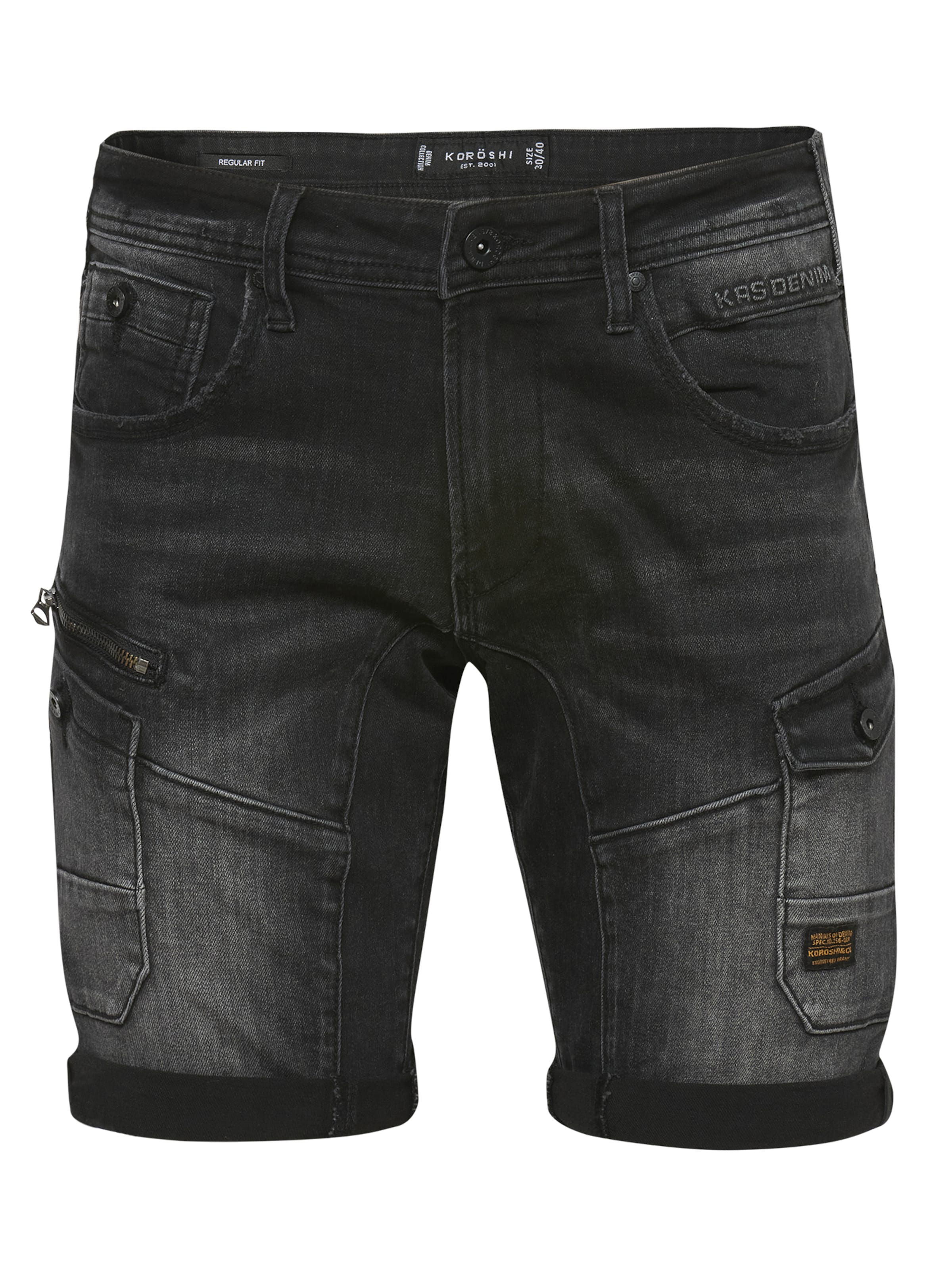 SikSilk regular Pantalon vaquero cargo en Blanco Denim ABOUT YOU