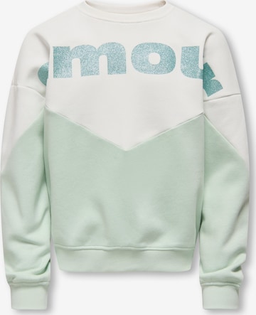 ONLY GIRLS - Sudadera 'KOGRuna-Mena' en blanco: frente