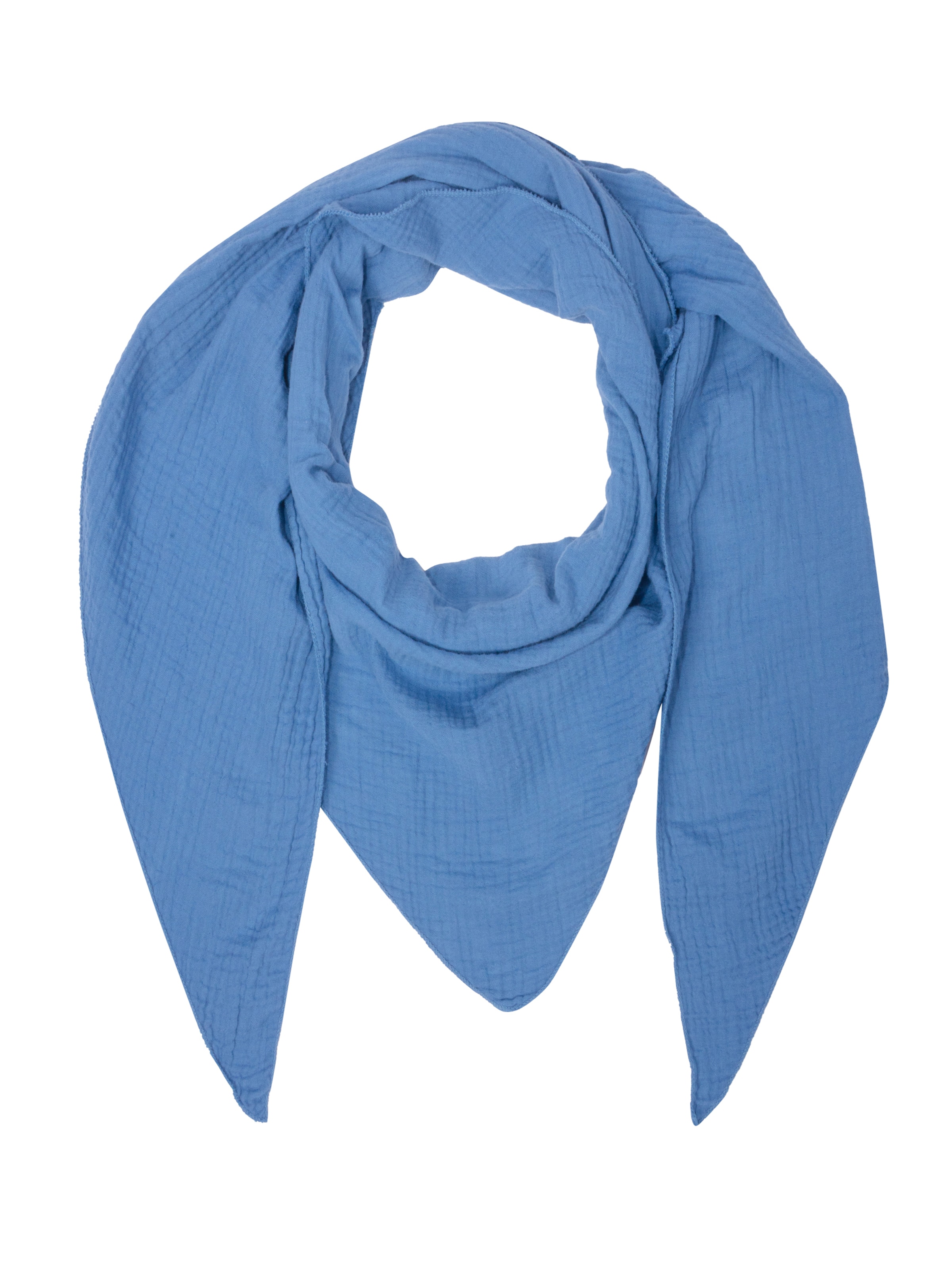 Écharpe 'Luisa' Seasons of April en bleu : devant