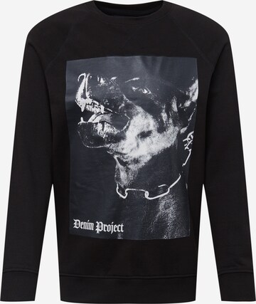 Denim Project Sweatshirt in Black: front