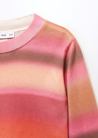 MANGO Pullover 'tyedye' in Mischfarben