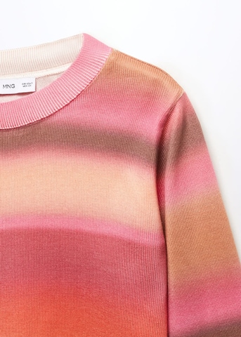 MANGO Pullover 'tyedye' i blandingsfarvet